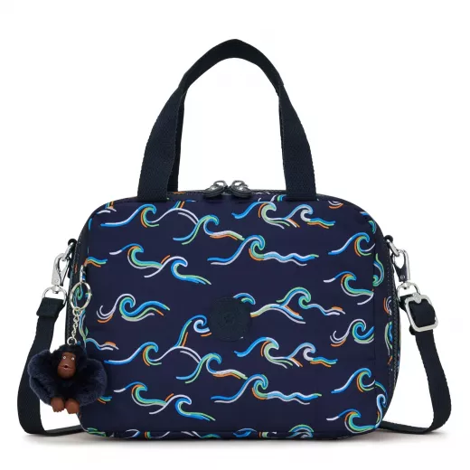 Kipling Miyo Insulated Medium Lunch Bag Ocean Print