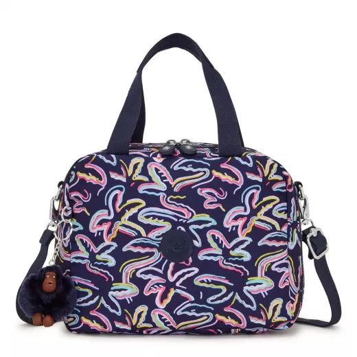 Kipling Miyo Insulated Medium Lunch Bag Palm Fiesta Print