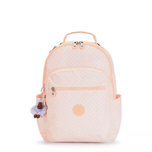 Kipling-Seoul Backpack Girly Tile Print, Large