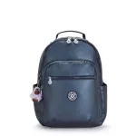 Kipling-Seoul Backpack Admiral Bl Metallic, Large