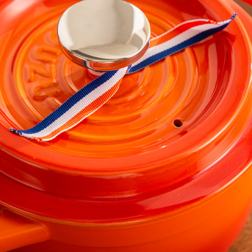 Che Brucia Ceramic Orange Direct Fire 2 Liter Casserole