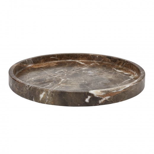 Aquanova Hammam Round Tray - Brown