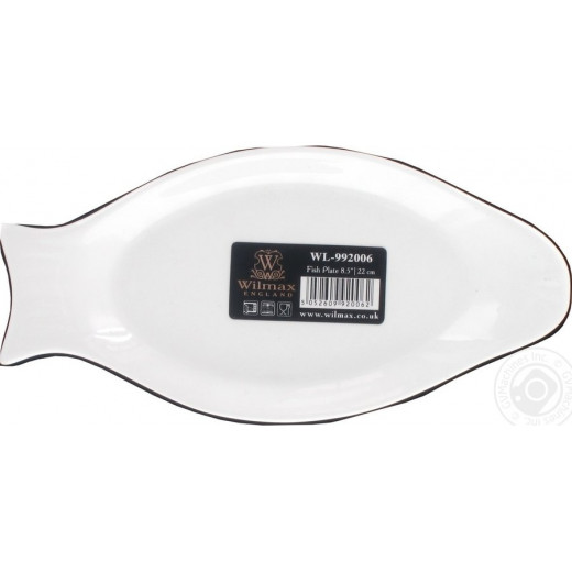 Wilmax Fish Plate - White 31.5cm