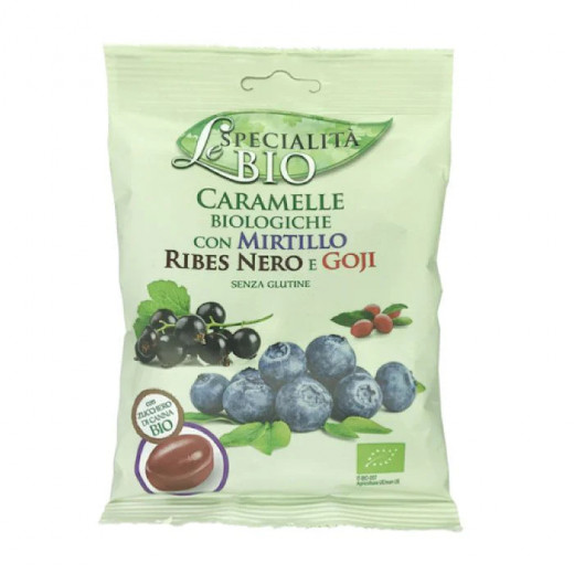 Serra Le Specialita Bio Organic Candies With Blueberry, Blackcurrant & Goji 80 g