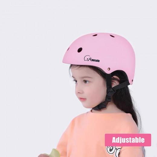 Yvolution Helmet, 7 Air Holes, Pink Color