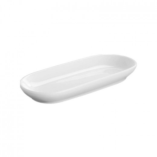 Wilmax  Oval Dish - White 14cm