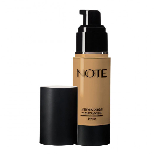 Note Cosmetique Mattifying Extreme Wear Foundation - No 05, Honey Beige