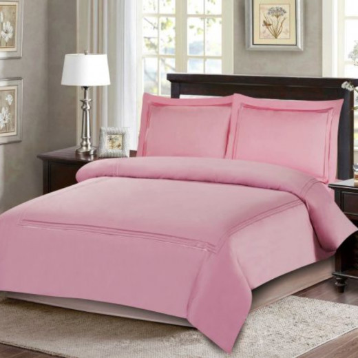 ARMN Naturesoft Kingsize Duvet Cover Set - Pink  4-Piece