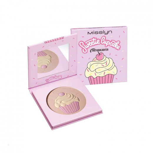 Misslyn Sweetie Cupcake Trio Highlighter4