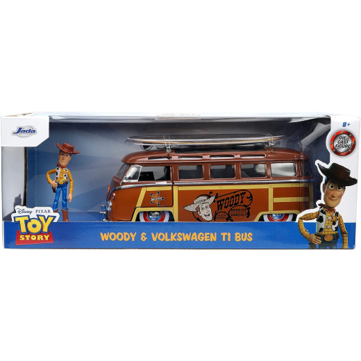 JADA | Volkswagen T1 Bus with Woody Figurine