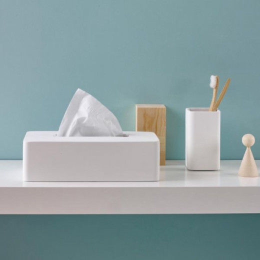 Aquanova Ona Tissue Box - White