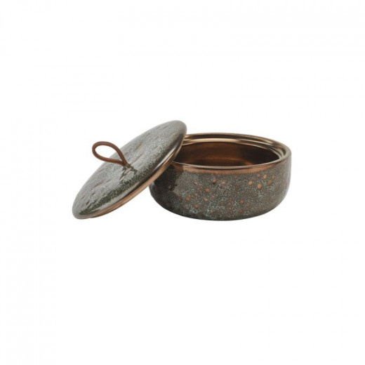 Aquanova Ugo Bowl with Lid - Vintage Bronze