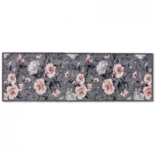 Astra Pure & Soft Floor Runner - Gray & Rose  50*150cm