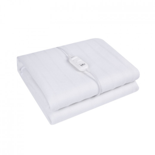 Nova home toast non woven electric blanket undersheet with controller - twin - white (with warranty)