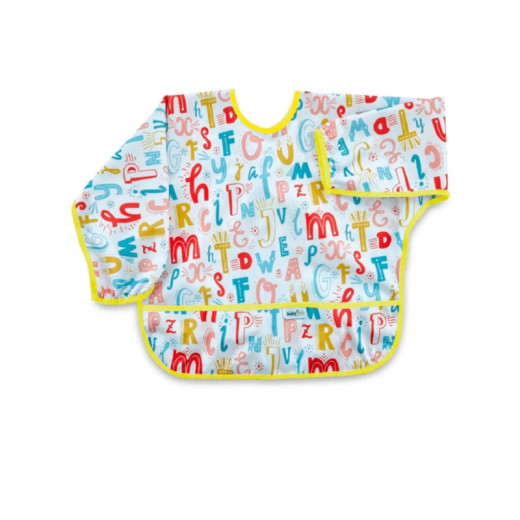 Babyjem poly bib long sleeves alphabet