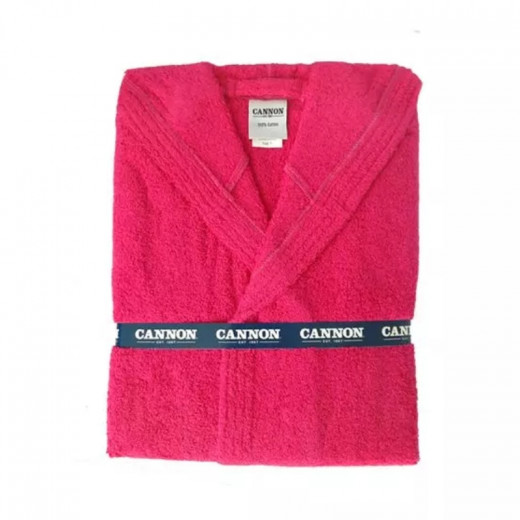 Cannon Bath Robe Plain Fuchia  M