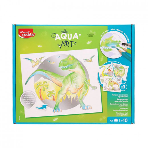 Maped  Aqua art  Dinosaurs