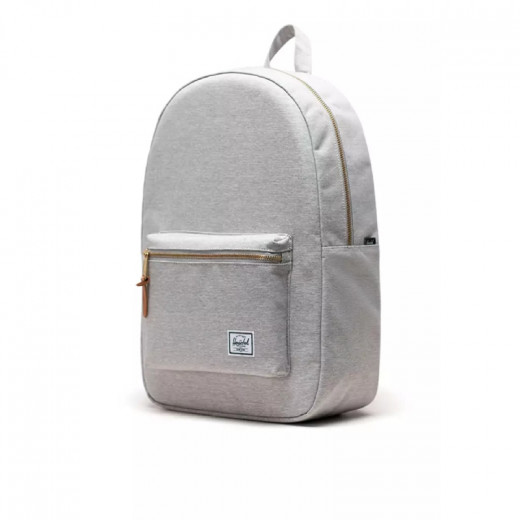 Herschel Settlement Back Pack Light Grey Crosshatch/natural