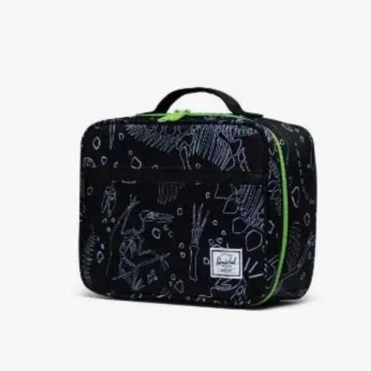 Herschel Pop Quiz Lunch Box Diggin'up Dinos Black