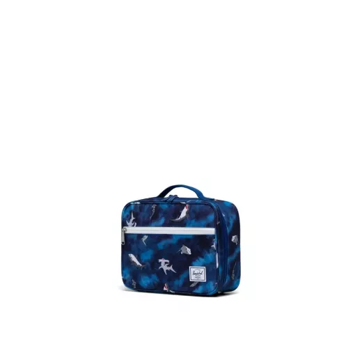 Herschel Pop Quiz Lunch Box Sharks Mazarine Blue