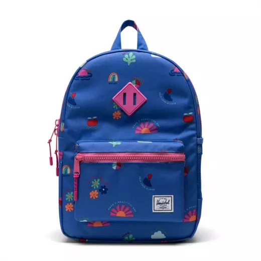 Herschel Heritage Youth Back Pack Self Love Baja Blue