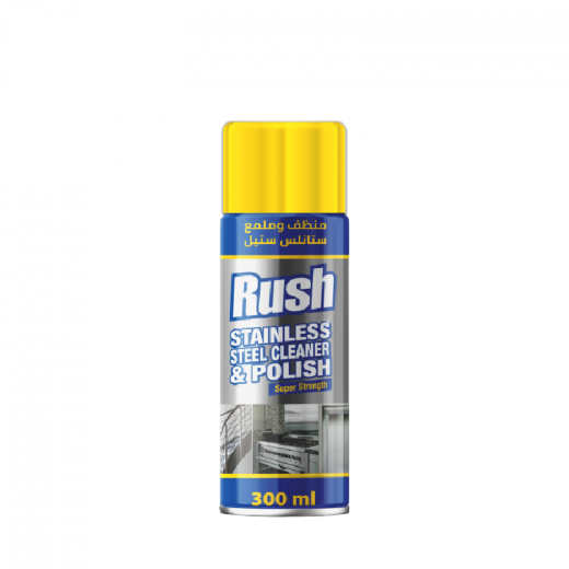 Rush Stainless Steel Cleaner And Polish Spray 300 Ml