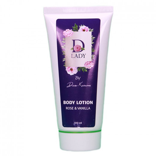 D Lady Body Lotion Rose & Vanilla 100ml