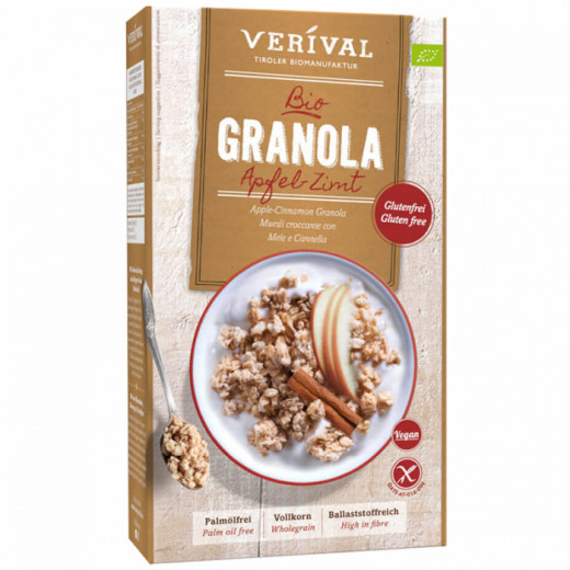 Vrv org gf crunchy muesli with apple&cinnamon 325g