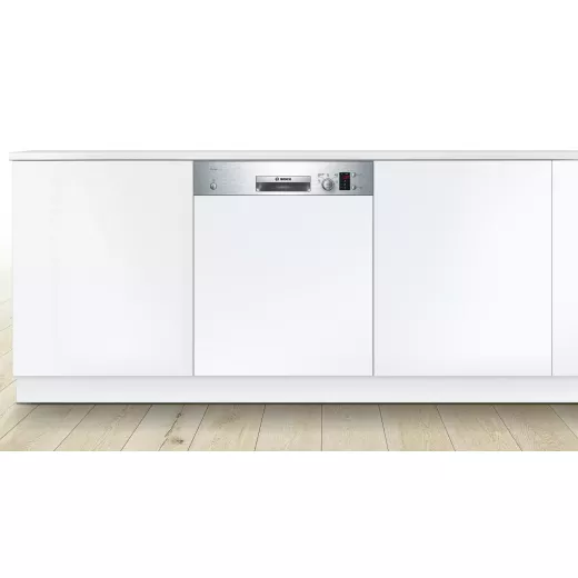 Bosch semi-integrated dishwasher 60 cm Stainless steel Serie | 4