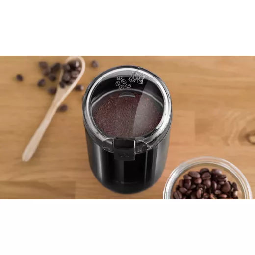 مطحنة القهوة باللون الأسود من بوش