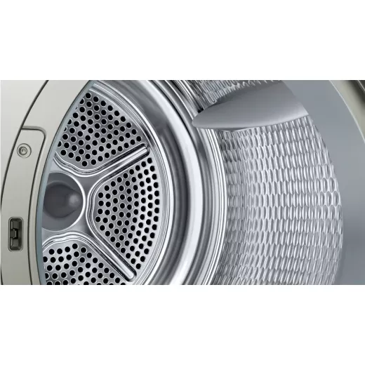 Bosch Serie | 4 condenser tumble dryer 8 kg silver inox