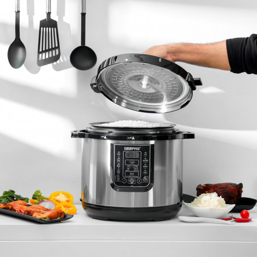 Geepas digital multi-cooker 12L