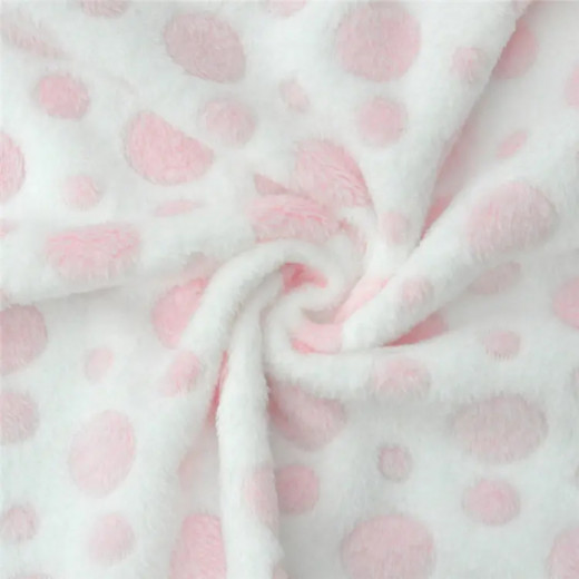 Nova  blanket with toys pink single rabbit 75x100cm