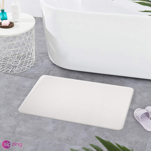 Nova Home Performance Bath Mat, White Color, Size 60*100