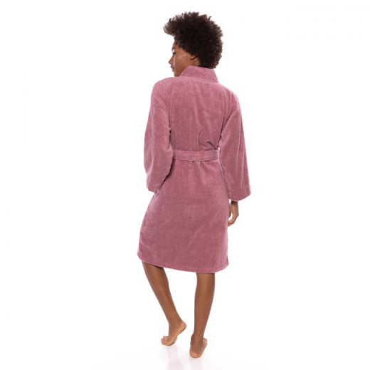 Cannon Plain Bathrobe Cotton, Dark Pink Color