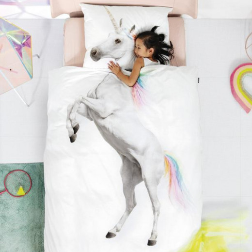 Nova Home  Duvet Cover Set, Queen Size,  Unicorn Design