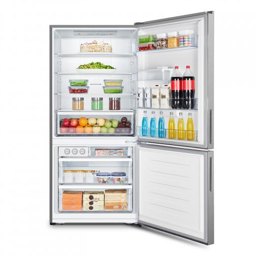 Hisense refrigerator - 463l - a+ bottom freezer - water dispenser