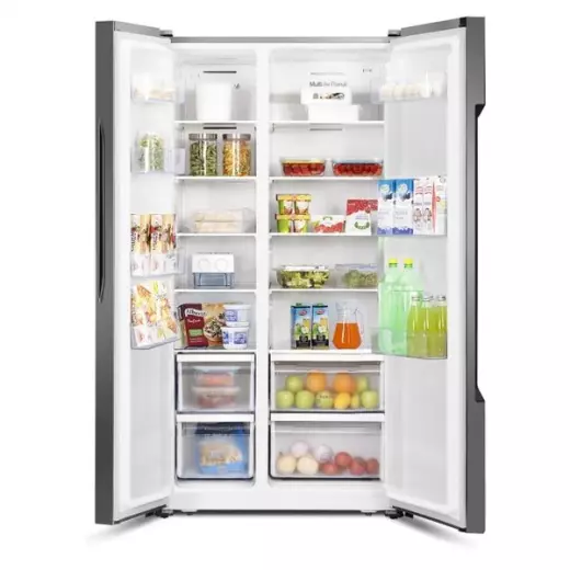 Hisense refrigerator - 508l - a+ - side by side