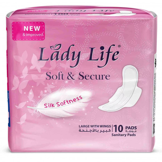 Lady Life Soft & Secure Regular 10 Pads