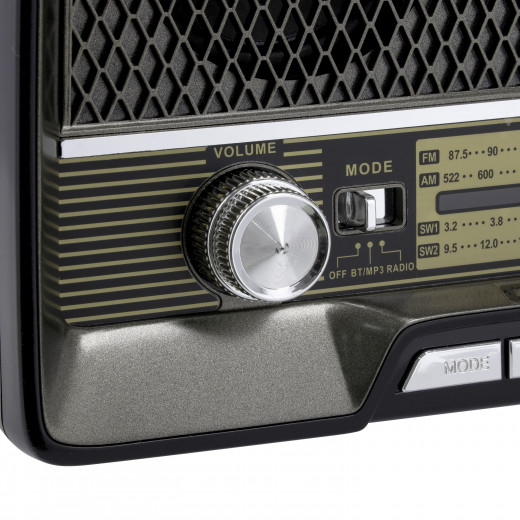 Geepas Rechargeable Radio With Bluetooth, 3-Band Radio