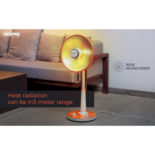 Geepas stand halogen heater