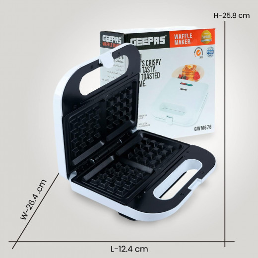 Geepas , 2 Slice Waffle Maker, 815 W