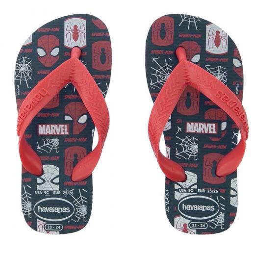 Havaianas Top Marvel Logomania Navy Blue 33/34