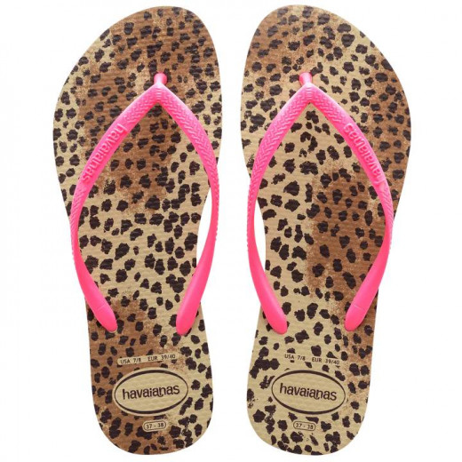 Havaianas Slim Animals Sand Grey/Pink 35/36