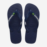 Havaianas Brasil Logo Navy Blue 35/36