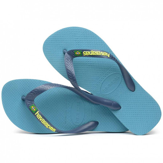 Havaianas Brasil Logo Nautical Blue 43/44