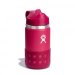 Hydro Flask Kids Wide Mouth Flask 12 oz - Burgundy