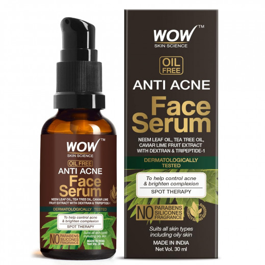 Wow Skin Science Night Face Serum, 50 ml, 2 Packs