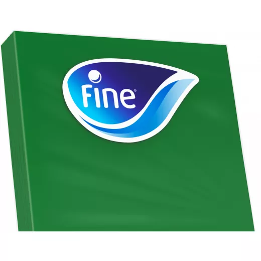 Table Napkins Fine Green 20 Sheets 3 Plies 40X40 cm (Carton of 01x12)