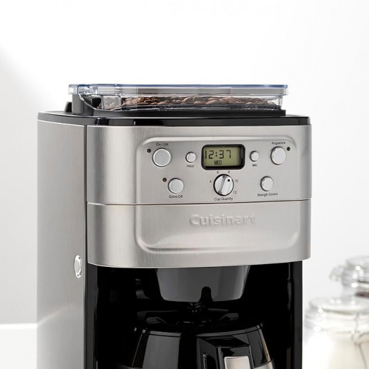 Cuisinart Grind and Brew Plus | Bean to Cup Filter Coffee Maker | DGB900BCU | Silver